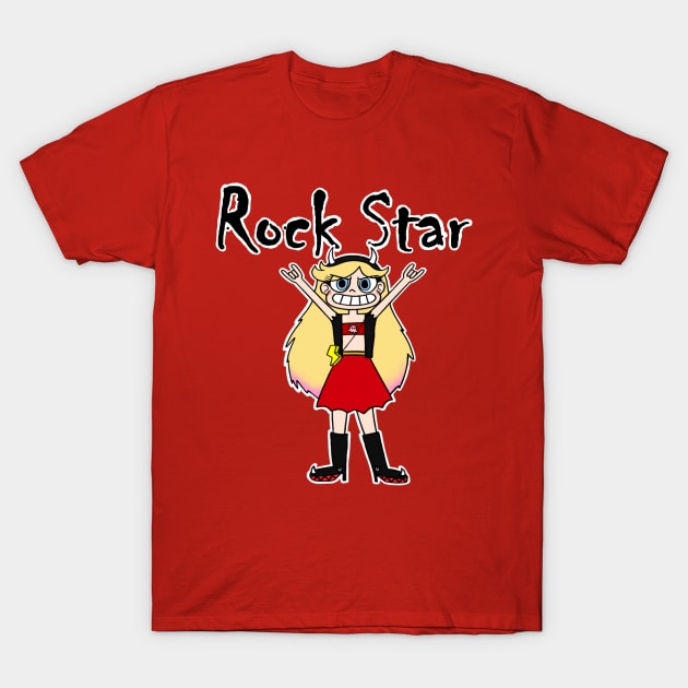 Rock Star! (against the forces of evil) T-Shirt by Ori